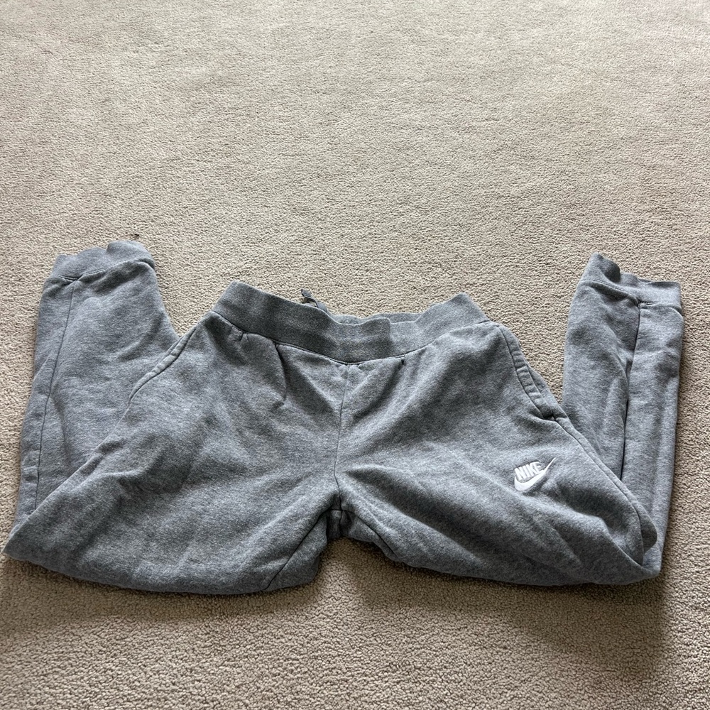 Nike Gray Tapered Sweatpants